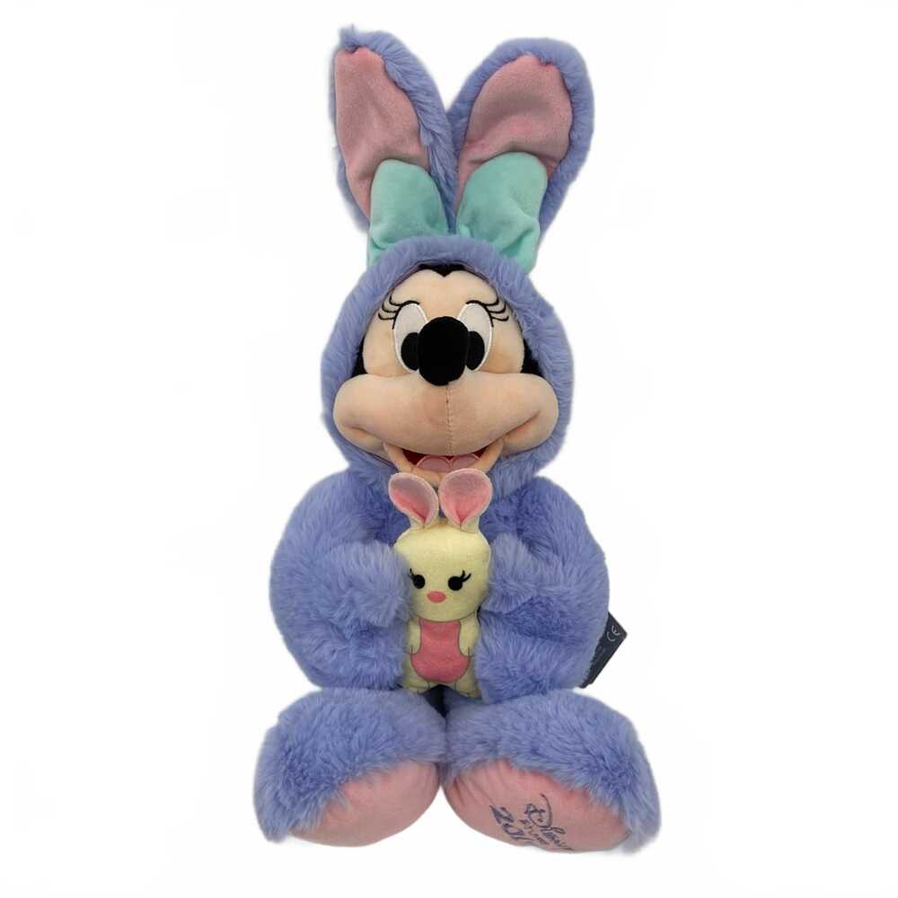 Disney Purple Pink Easter Bunny Minnie Mouse Plush | OS Girls